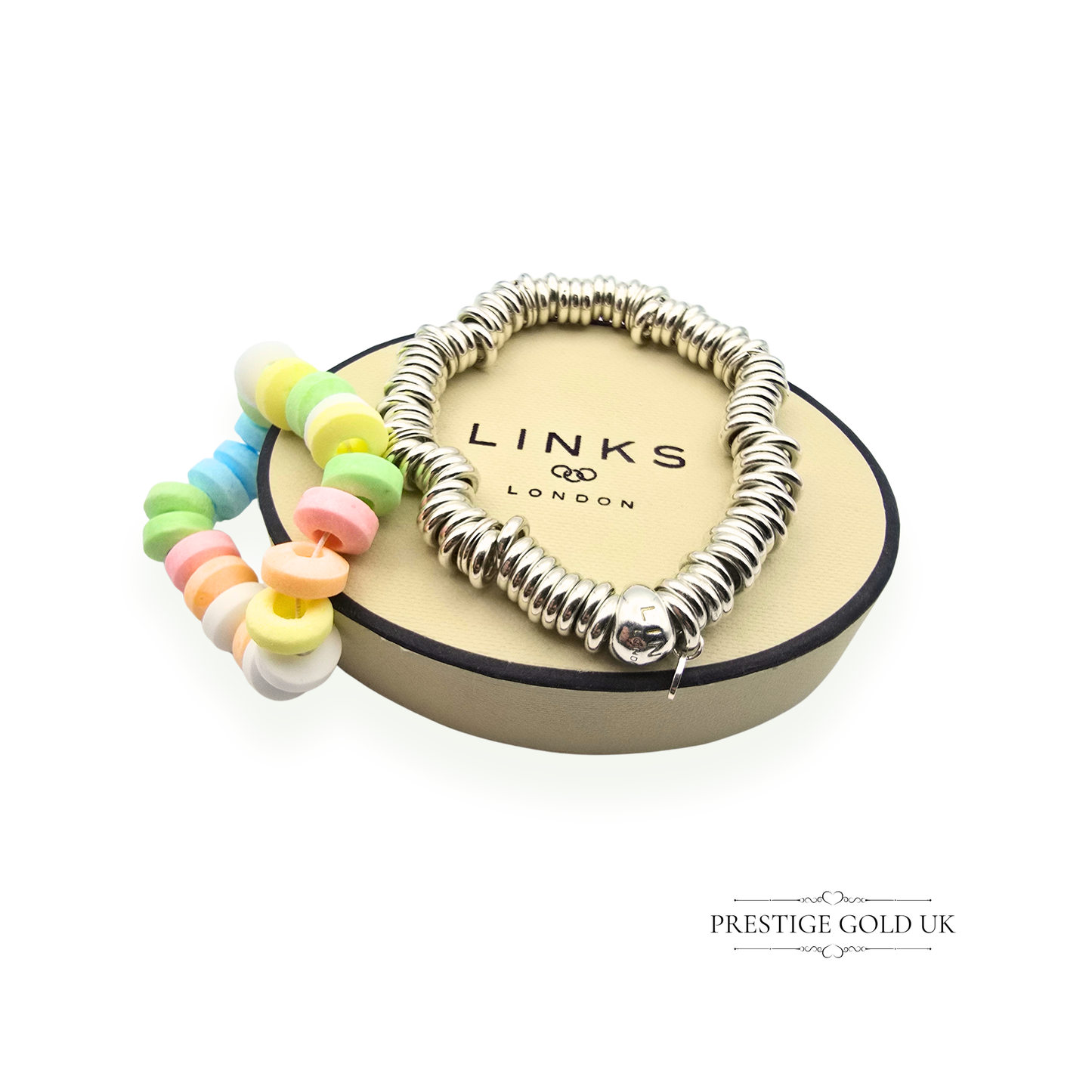 6" Refurbished Links of London Authentic Sweetie Bracelet, 6" (15.5cm) Long