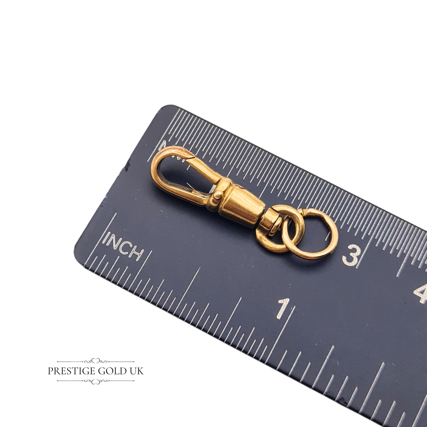 9ct Gold Dog Clasp Swivel Connector Stamped 375 Secure Fastener