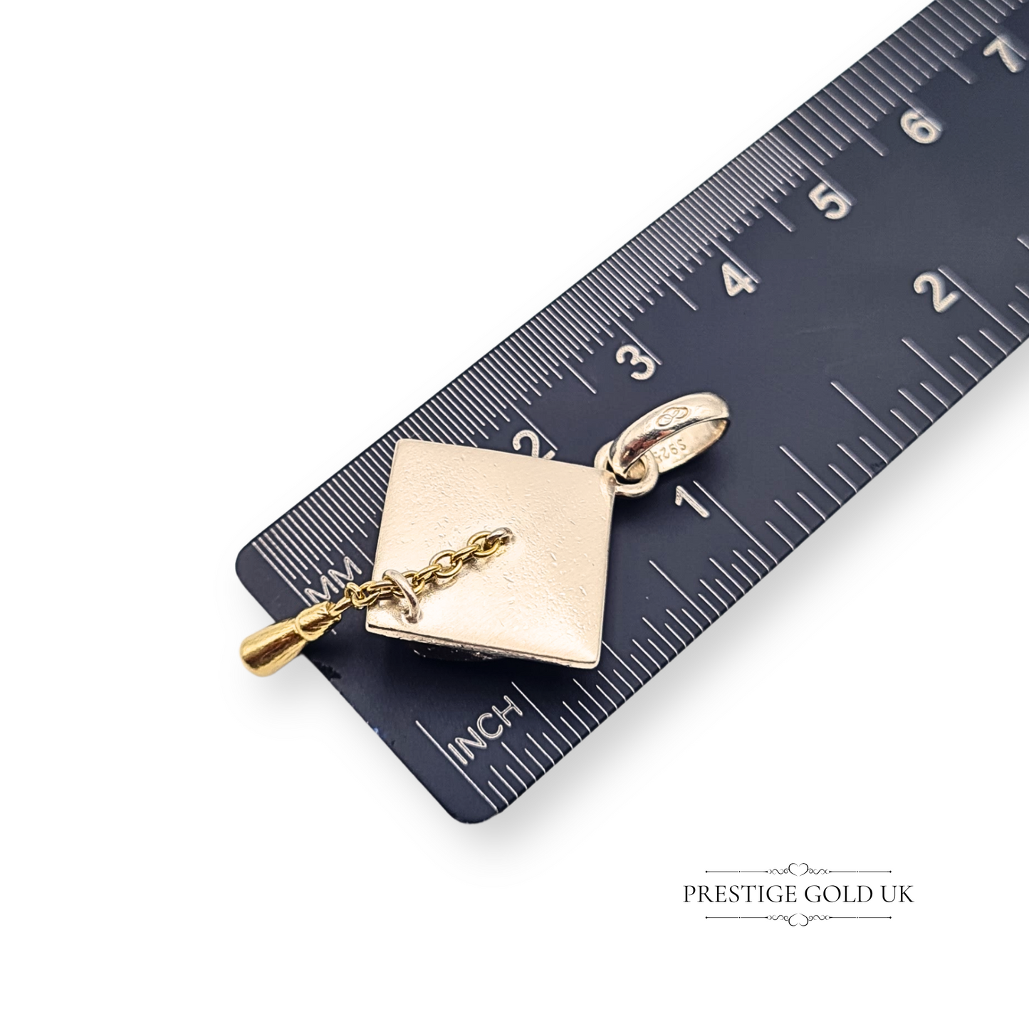 Links of London Silver Graduation Cap Charm, 925 Mortarboard With Tassel