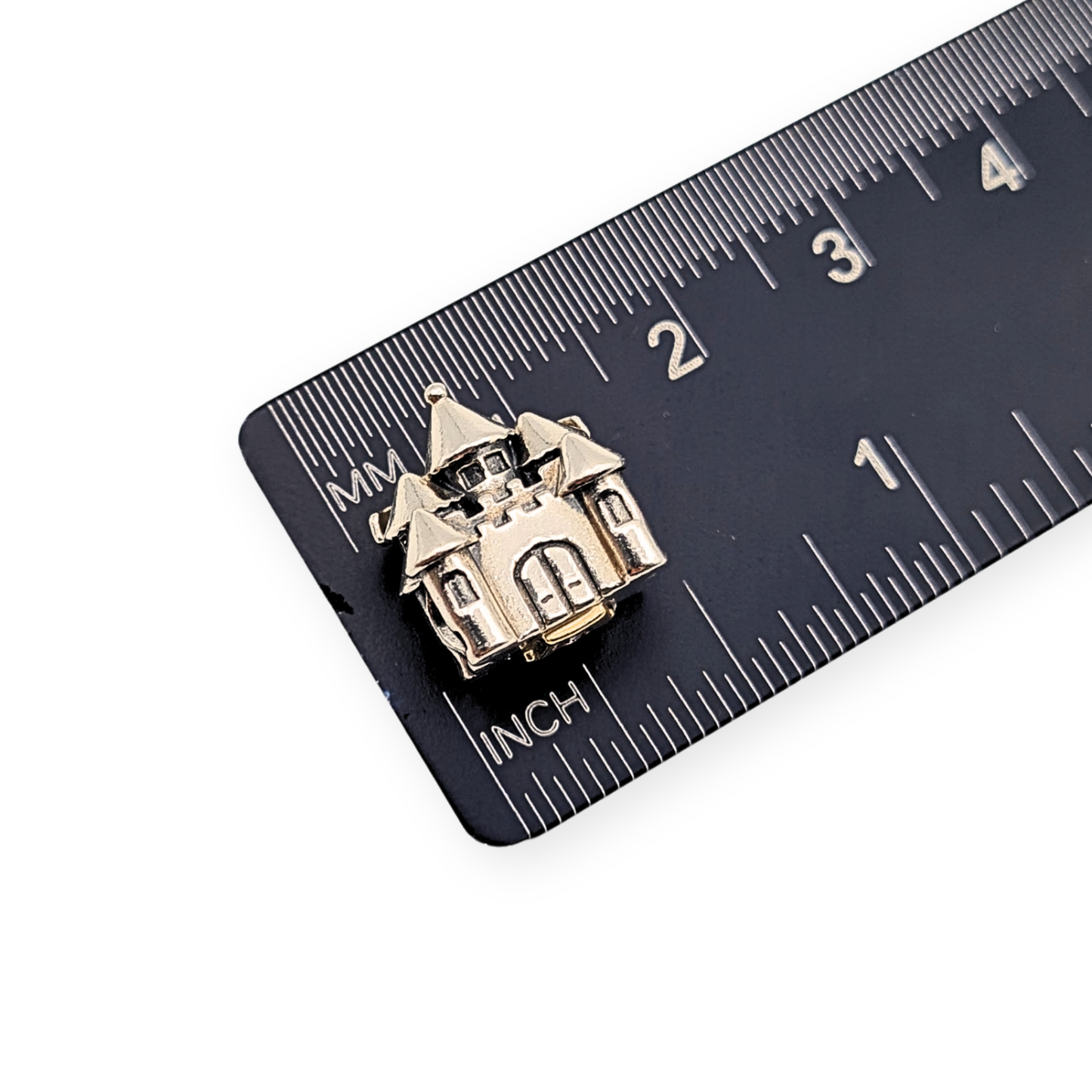 Authentic Retired Pandora Fairy Castle Charm 14K Crown 925 ALE 791133PCZ