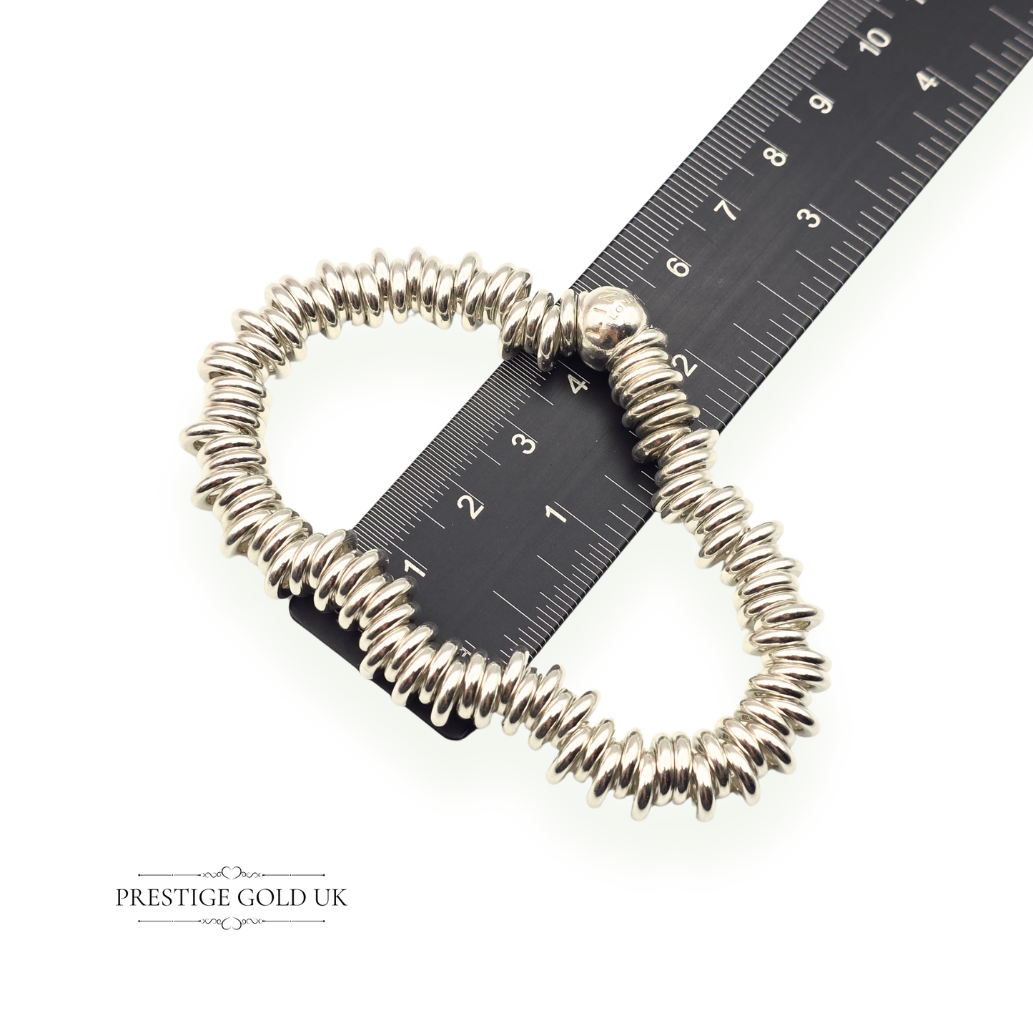 6 1/2" Refurbished Links of London Silver Sweetie Bracelet, (16.5cm)