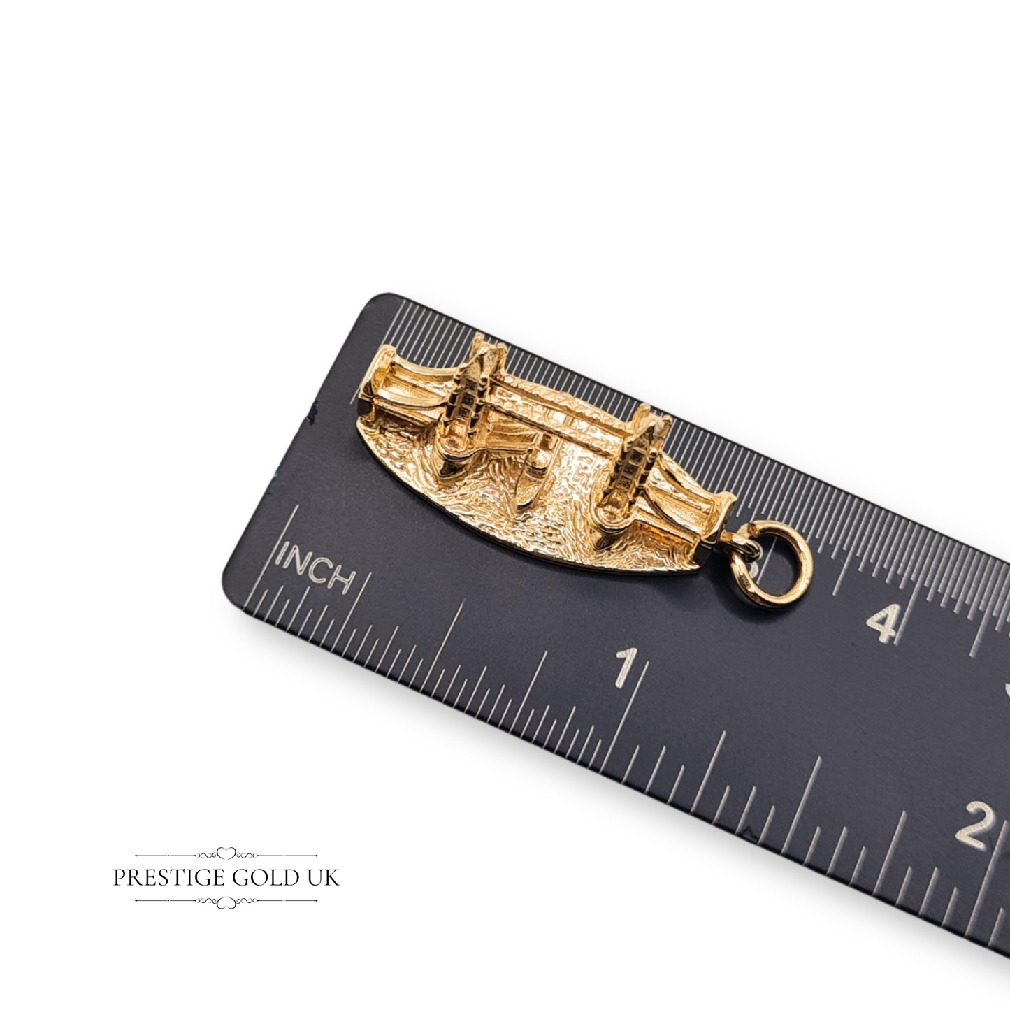 Large 9ct Gold London Bridge Charm, British Tourist Souvenir