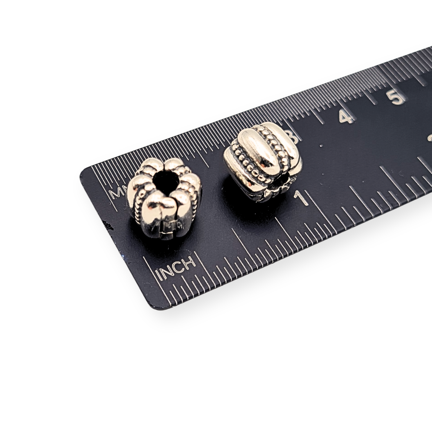 Pandora Silver Dots & Ridges Clip Charms 790446 S925 ALE