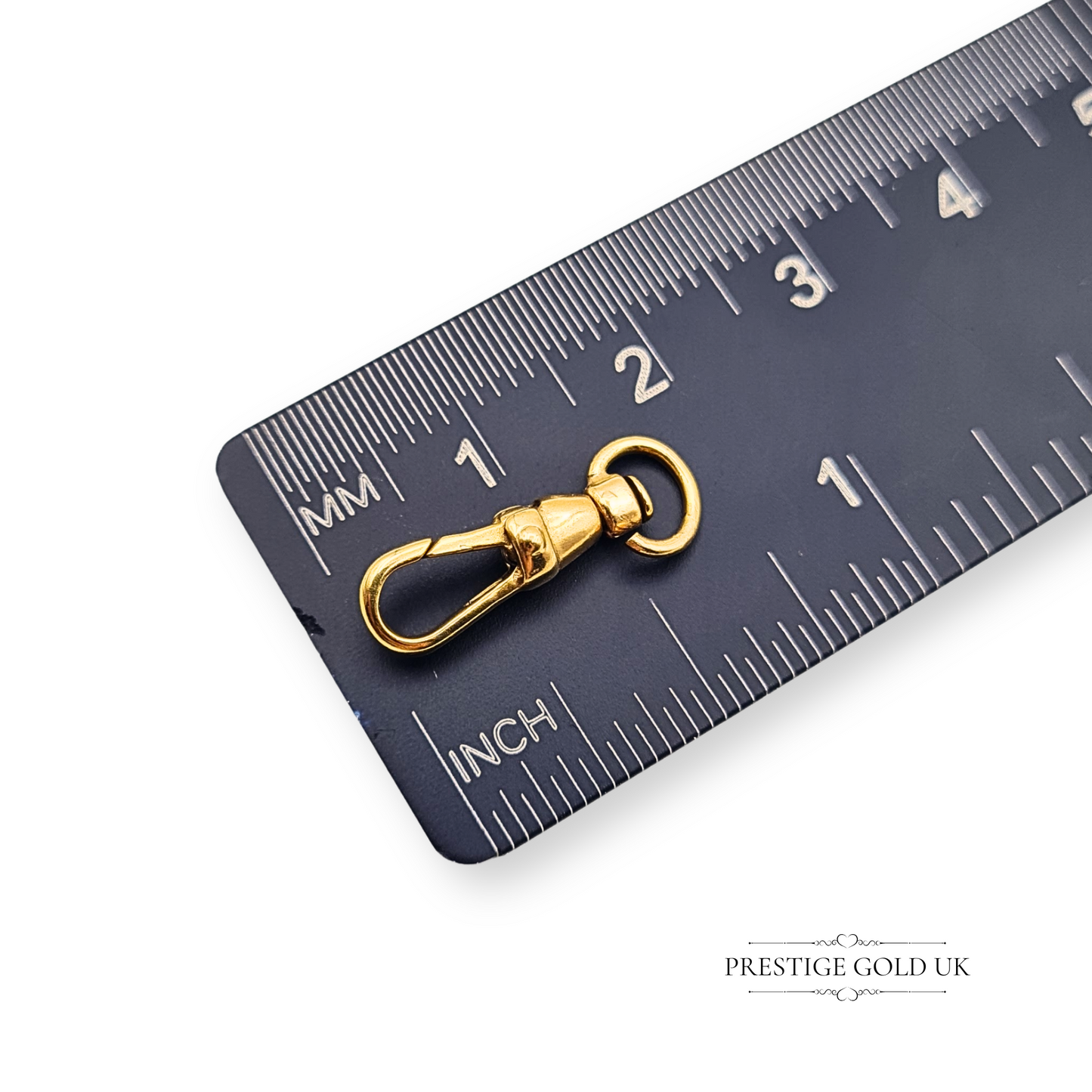 Small 9ct Gold Swivel Dog Clip Clasp, Tiny Secure Fastener Jewellery Clasp