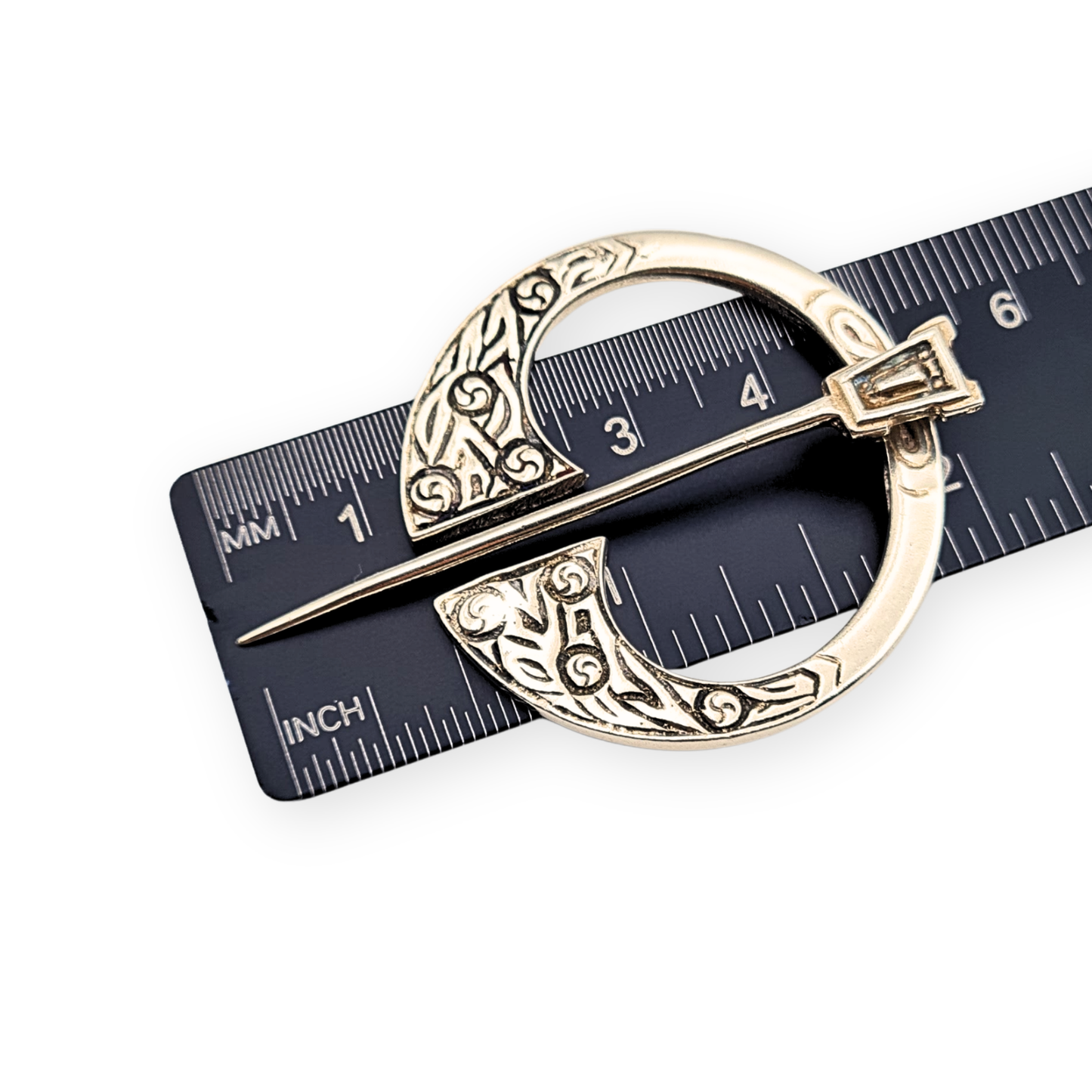 Silver Celtic Kilt Pin, Robert Allinson, Glasgow 1958, Scottish Silver