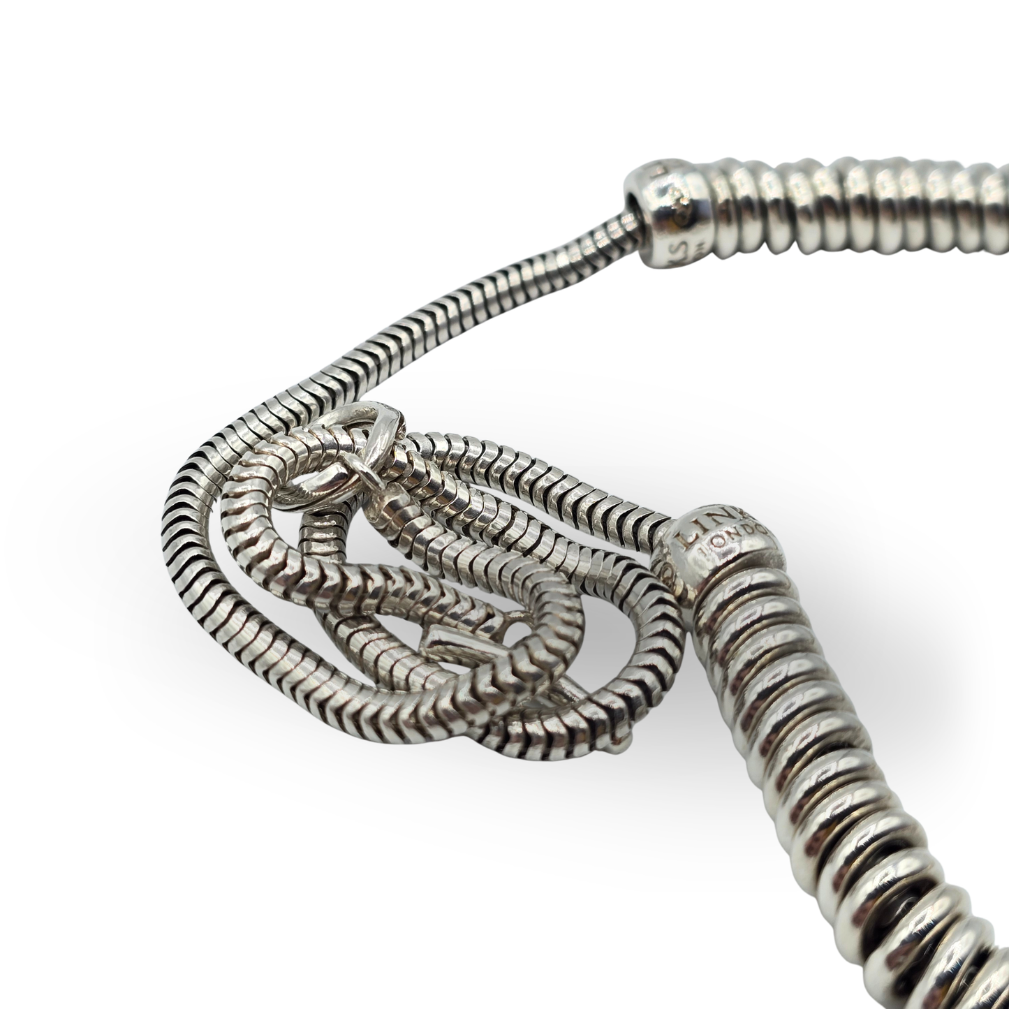 17.5" Links of London Sweetie Necklace Sterling Silver 45cm