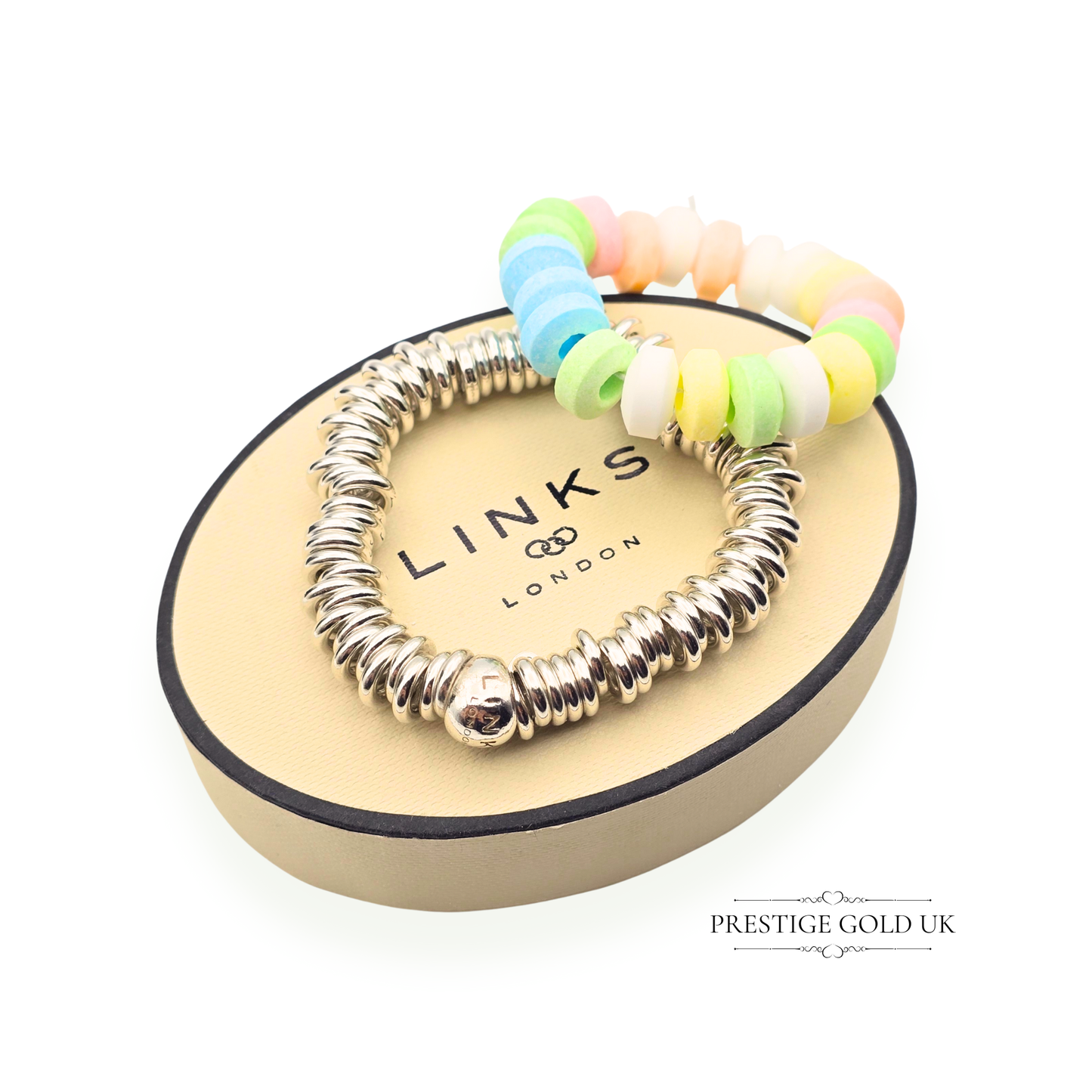 5 1/4" Refurbished Links of London Sweetie Bracelet (13.5cm)