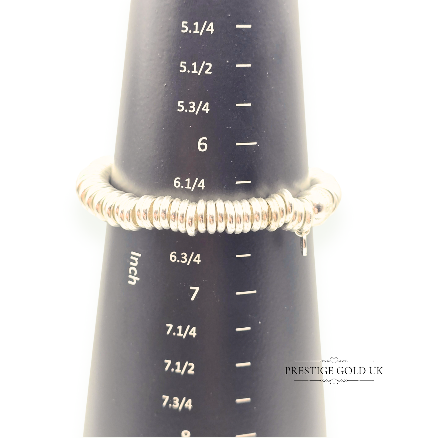 6 1/2" Refurbished Links of London Silver Sweetie Bracelet, (16.5cm)