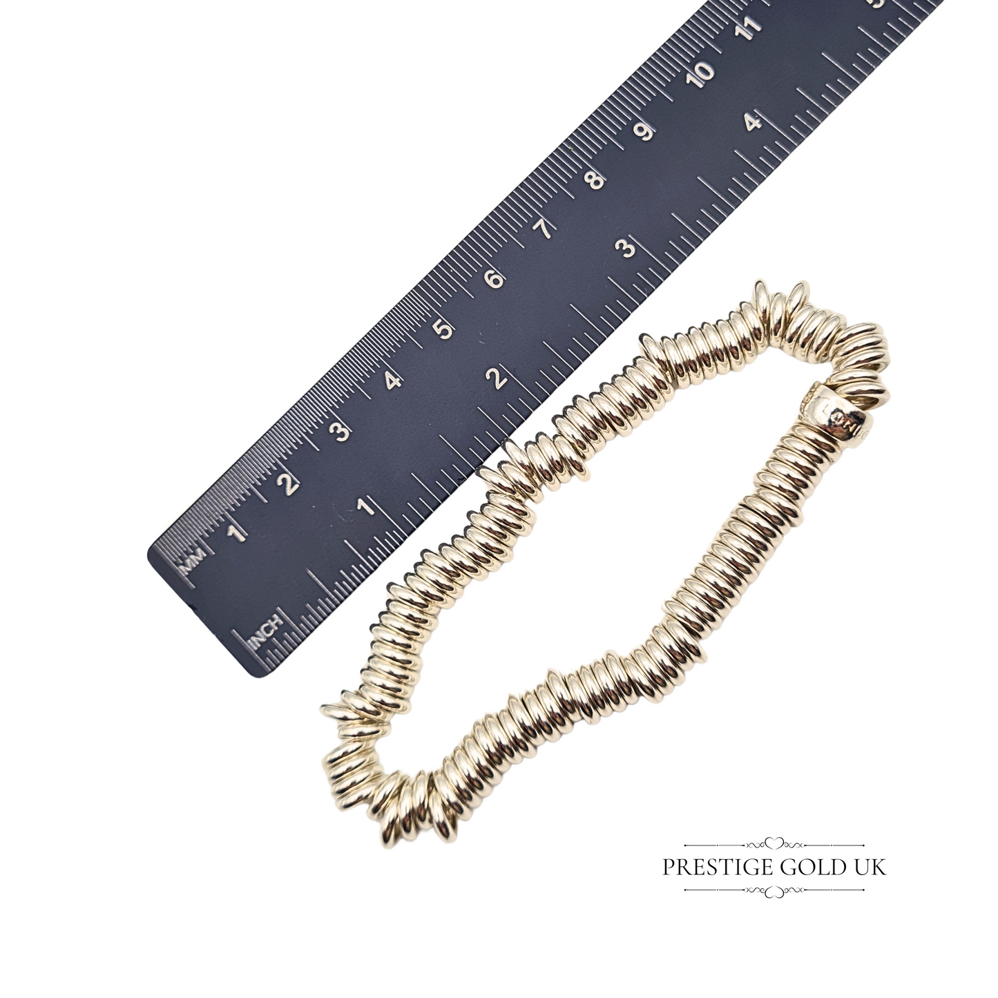 7" Links of London Silver Sweetie Bracelet, Iconic Stretch Fit, Fully Refurbished