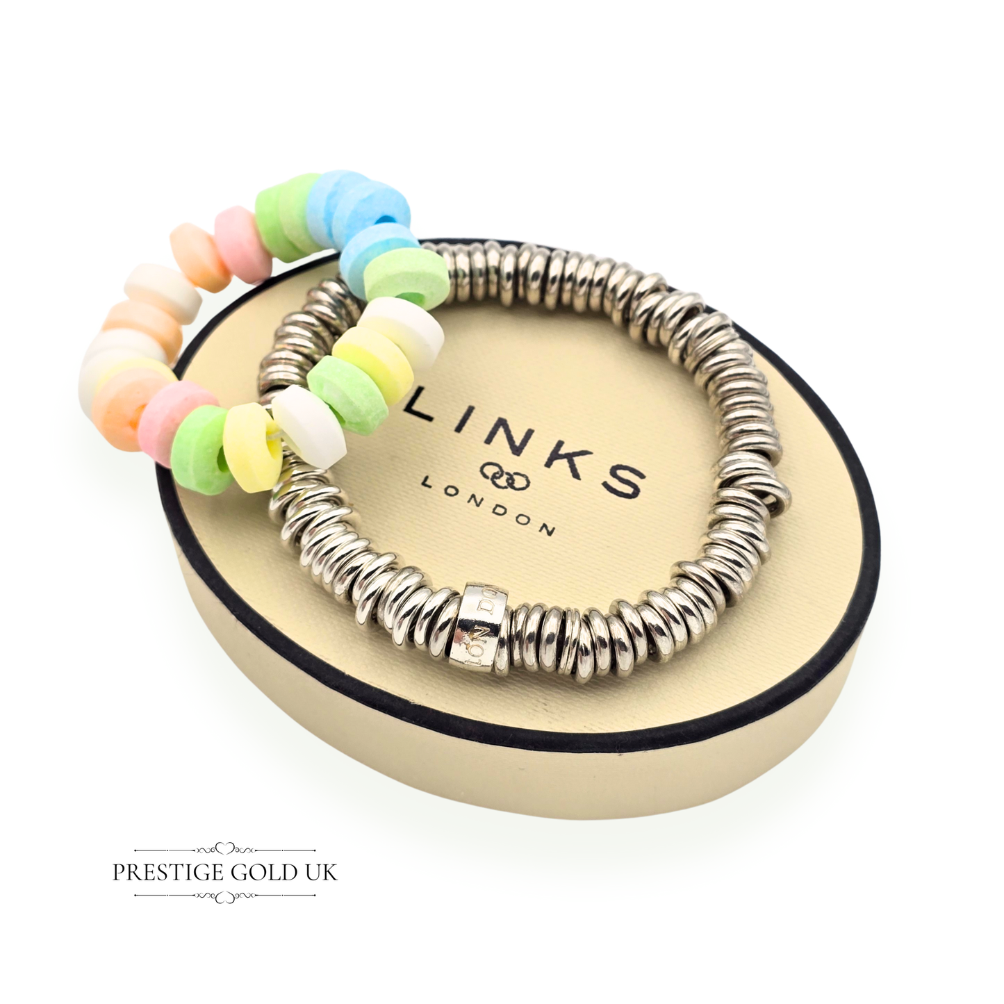6" Refurbished Links of London Authentic Sweetie Bracelet, 6" (15.5cm) Long