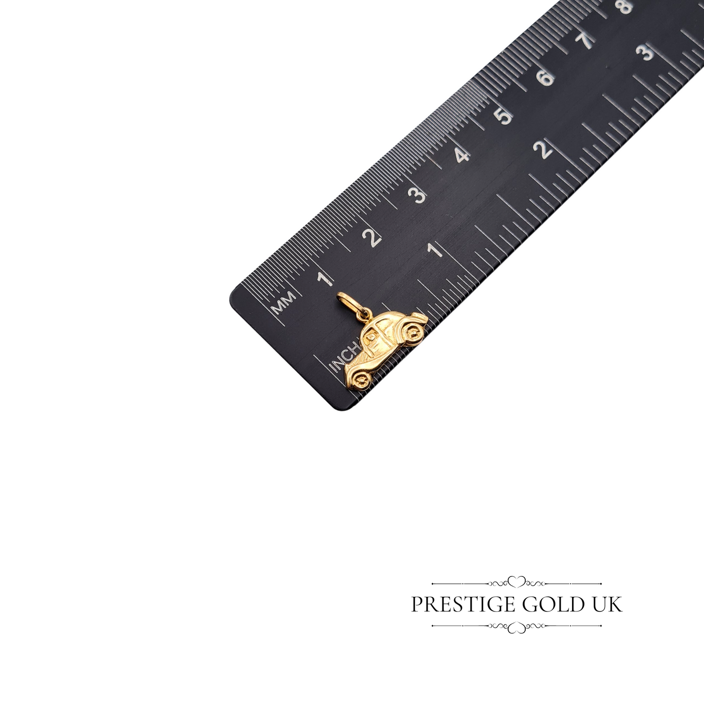 Vintage 9ct Gold Classic Car Charm, 1930s-1940s Style