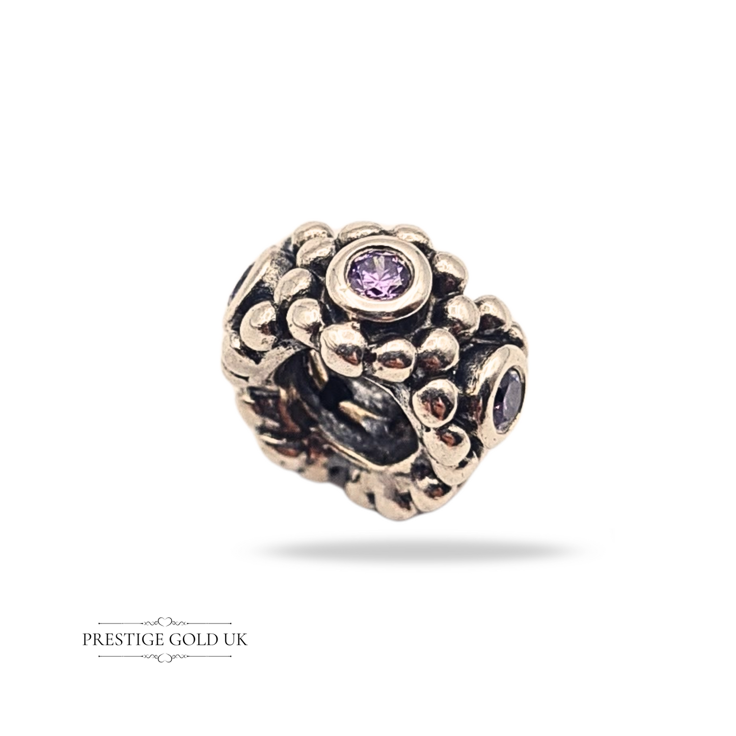 Pandora Her Majesty Pink CZ Charm S925 Sterling Silver 791122PCZ Screw Style