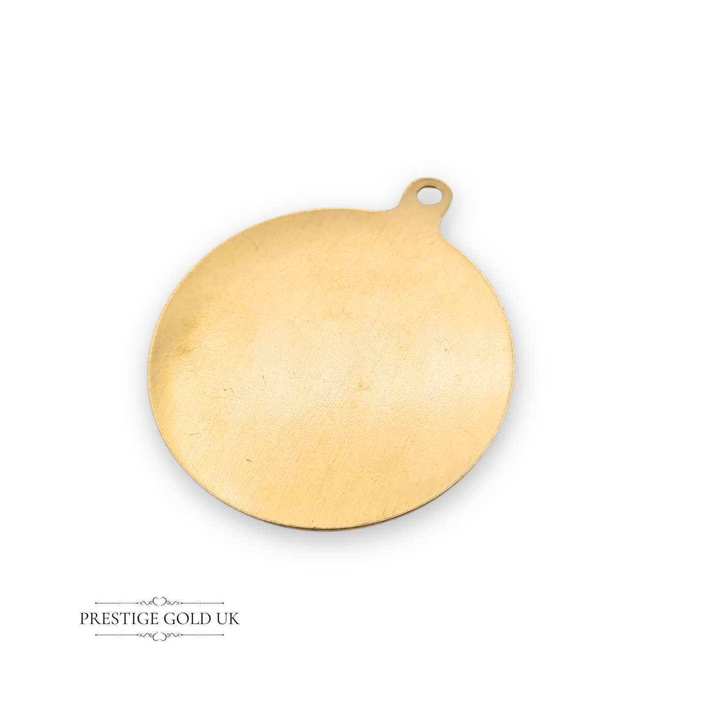 Blank 9ct Medium Gold Medic Alert Foundation Pendant, Gold Medical ID Tag