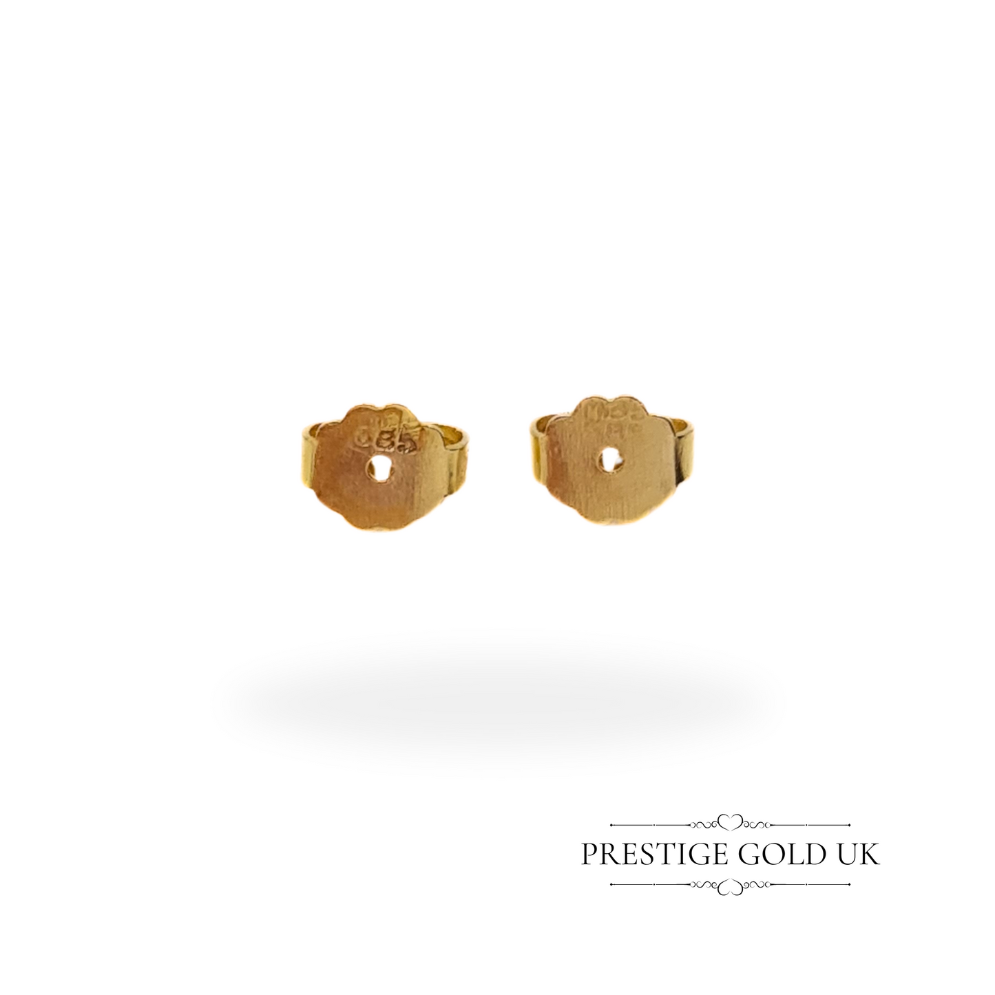 Vintage 14ct Gold Greek Key Dangle Earrings – 30mm Drop, Stamped 585, Lightweight Geometric Design