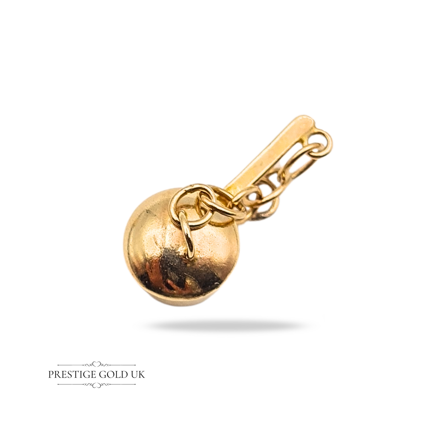 Tiny 9ct Gold Kitchen Pan Charm, Tiny Pot with Removable Lid