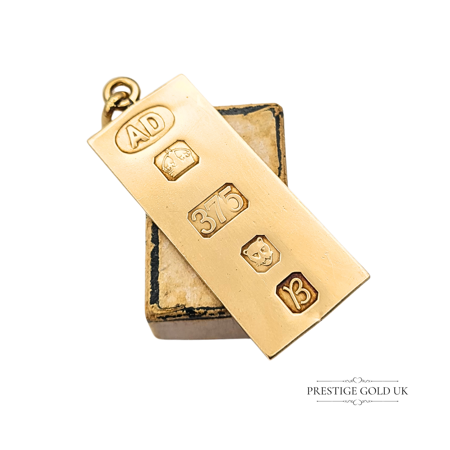 9ct Gold Ingot Pendant Solid Bar London 1976 Fully Hallmarked Gold Investment
