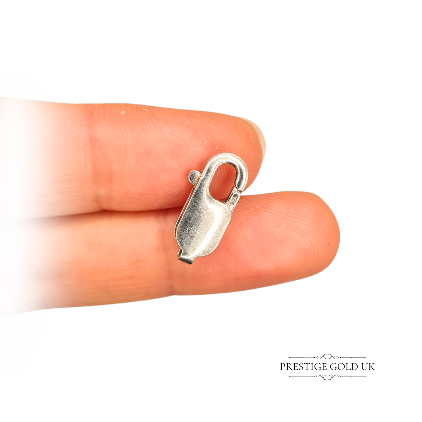 925 Silver Lobster Clasp, Secure Fastener for Chains & Bracelets