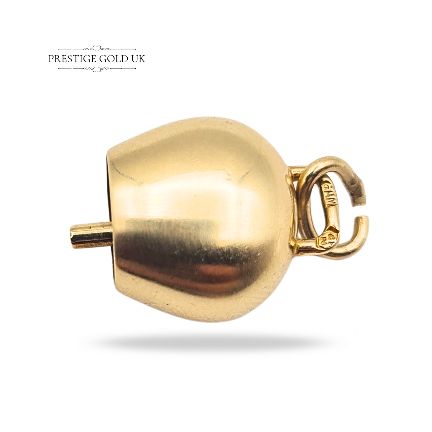 Small Gold Austrian Cow Bell Charm, 9ct Gold Alpine Cow Bell Austria Souvenir