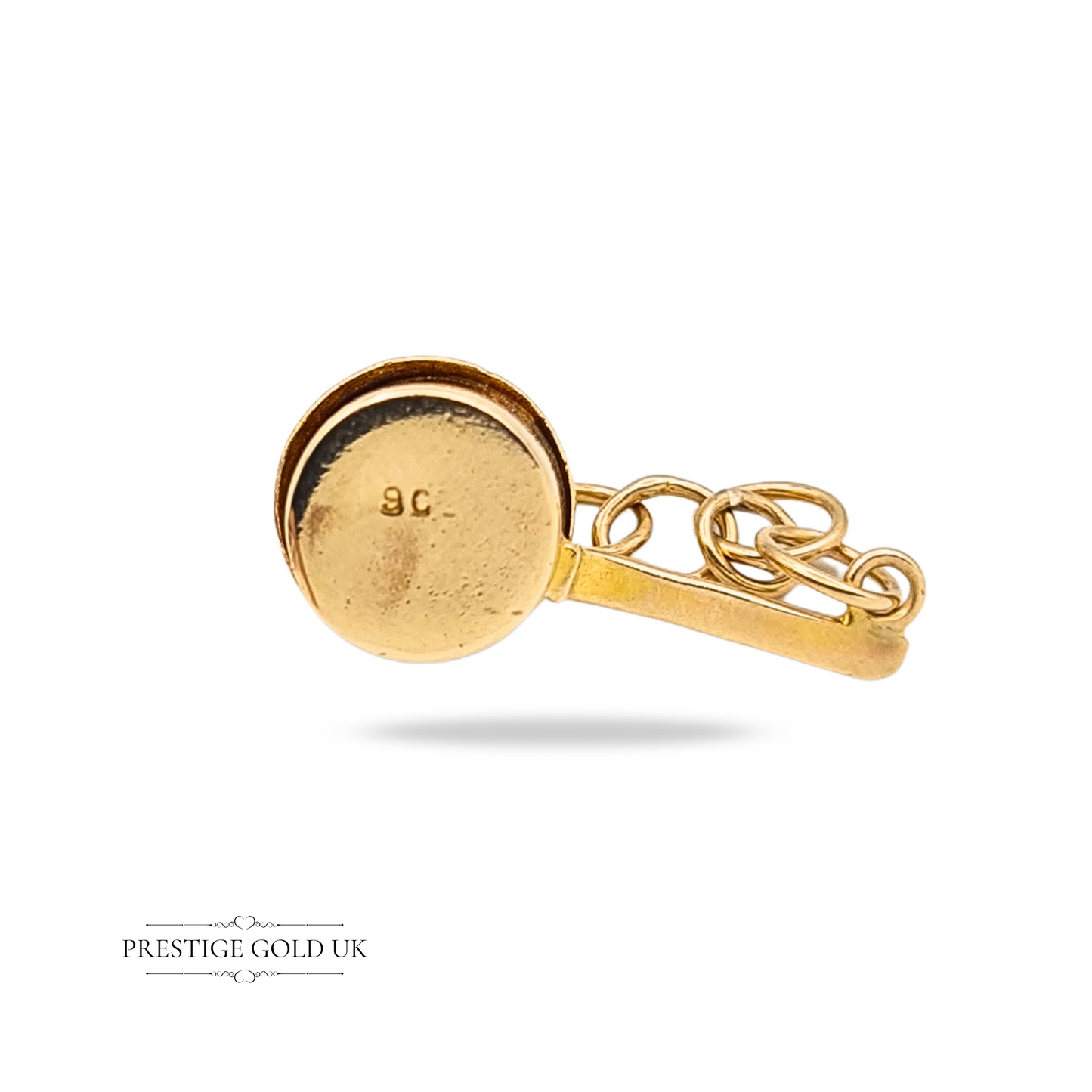 Tiny 9ct Gold Kitchen Pan Charm, Tiny Pot with Removable Lid
