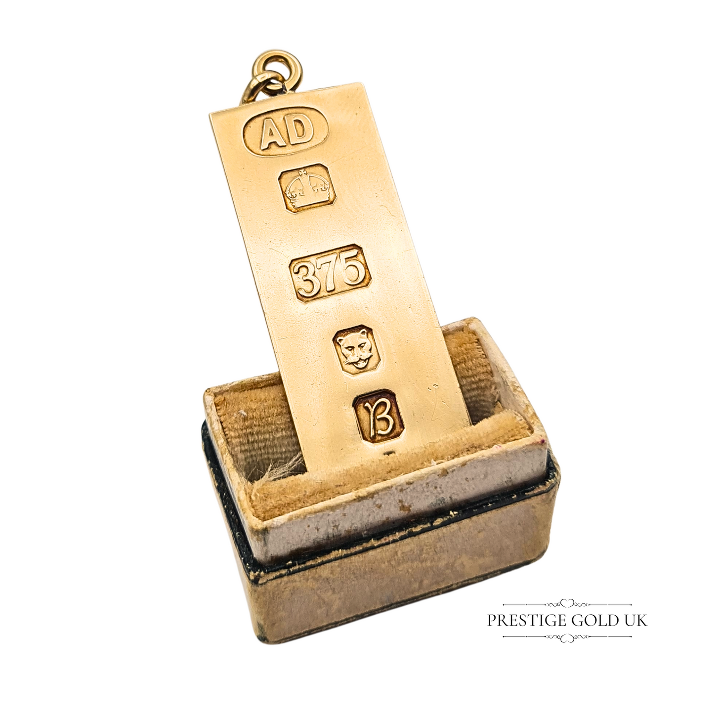 9ct Gold Ingot Pendant Solid Bar London 1976 Fully Hallmarked Gold Investment