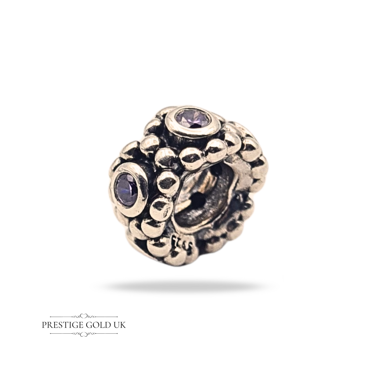 Pandora Her Majesty Pink CZ Charm S925 Sterling Silver 791122PCZ Screw Style