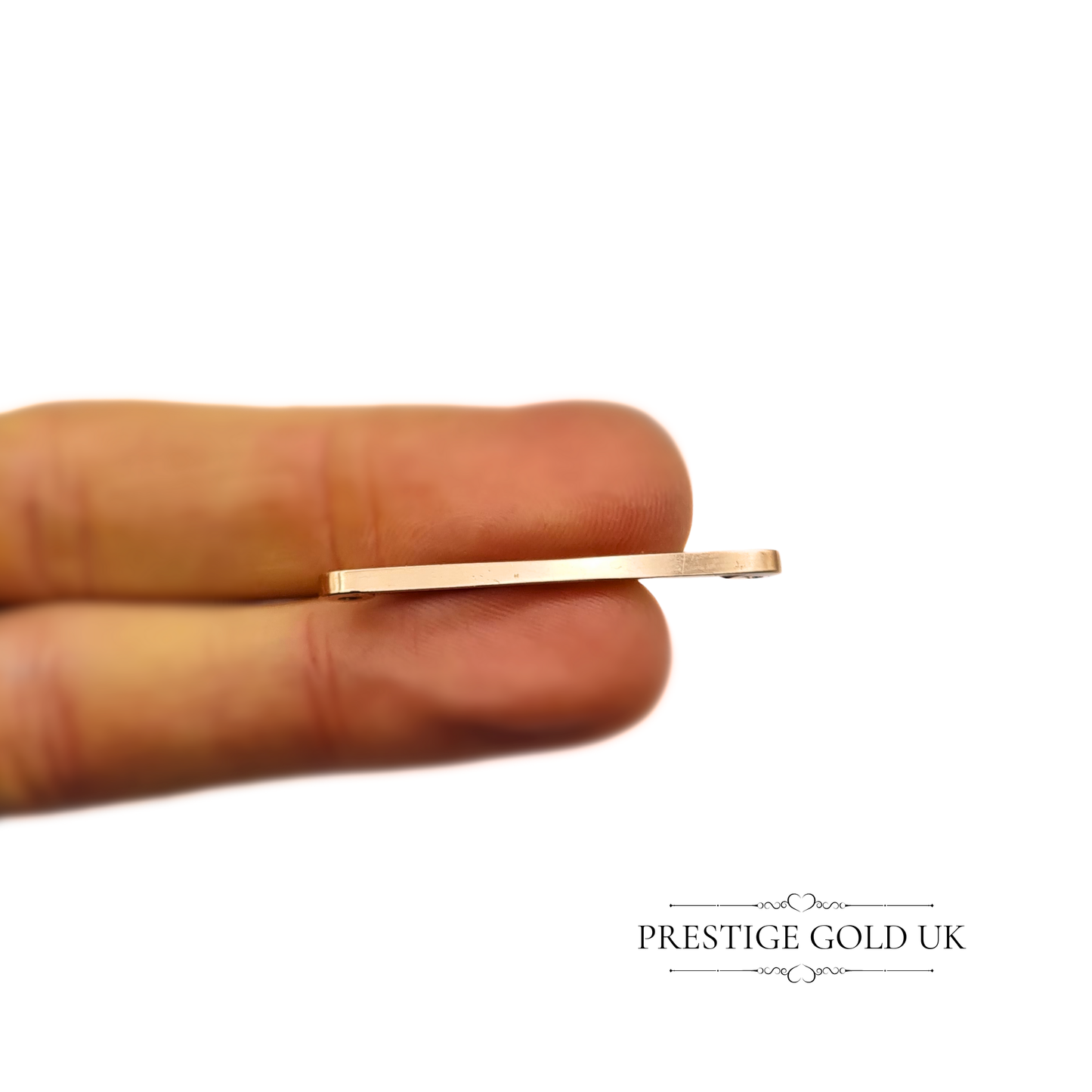 Clearance item Antique 9ct Rose Gold Bar Brooch, Stamped 9ct, 37mm Solid Gold Pin, Minimalist Vintage Brooch, Elegant Lapel Pin
