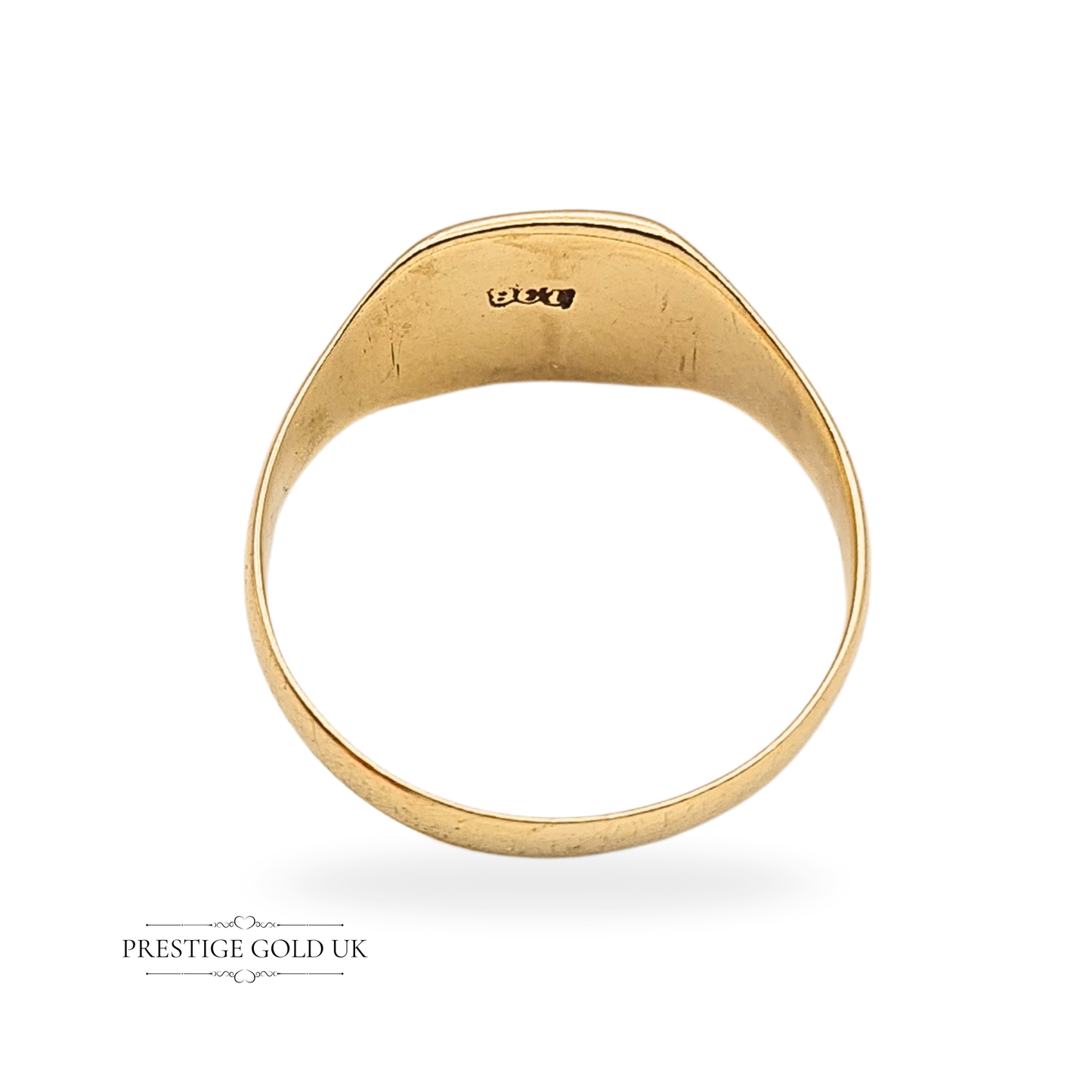 9ct Gold Antique Signet Ring, Monogrammed, UK O 1/2, US 7.5