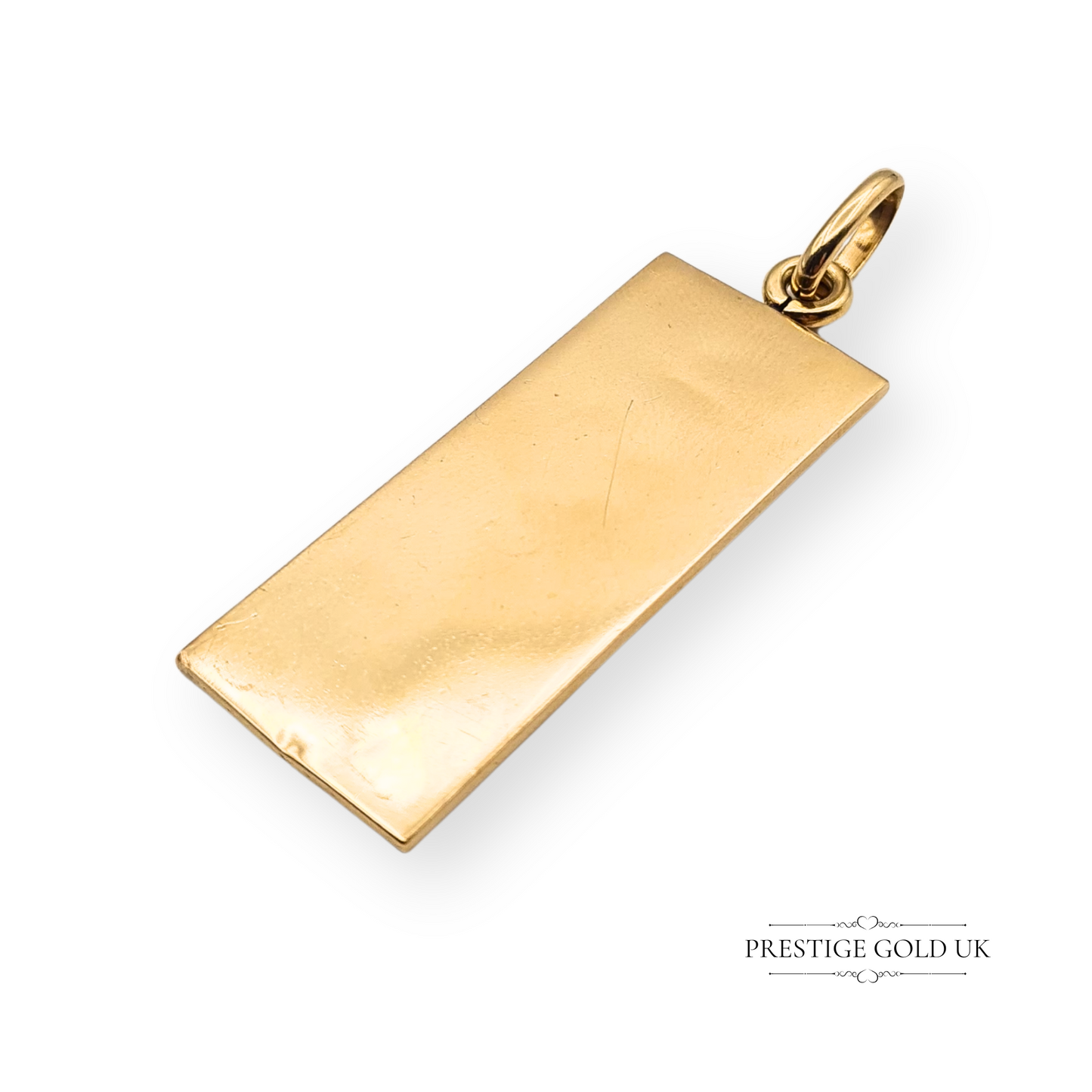 9ct Gold Ingot Pendant Solid Bar London 1976 Fully Hallmarked Gold Investment