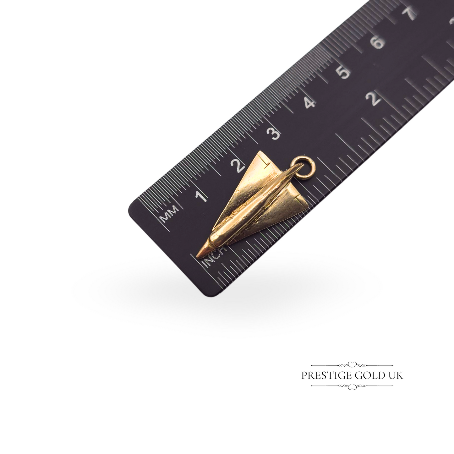 Vintage 9ct Gold Concorde Charm, Fully British Hallmarked