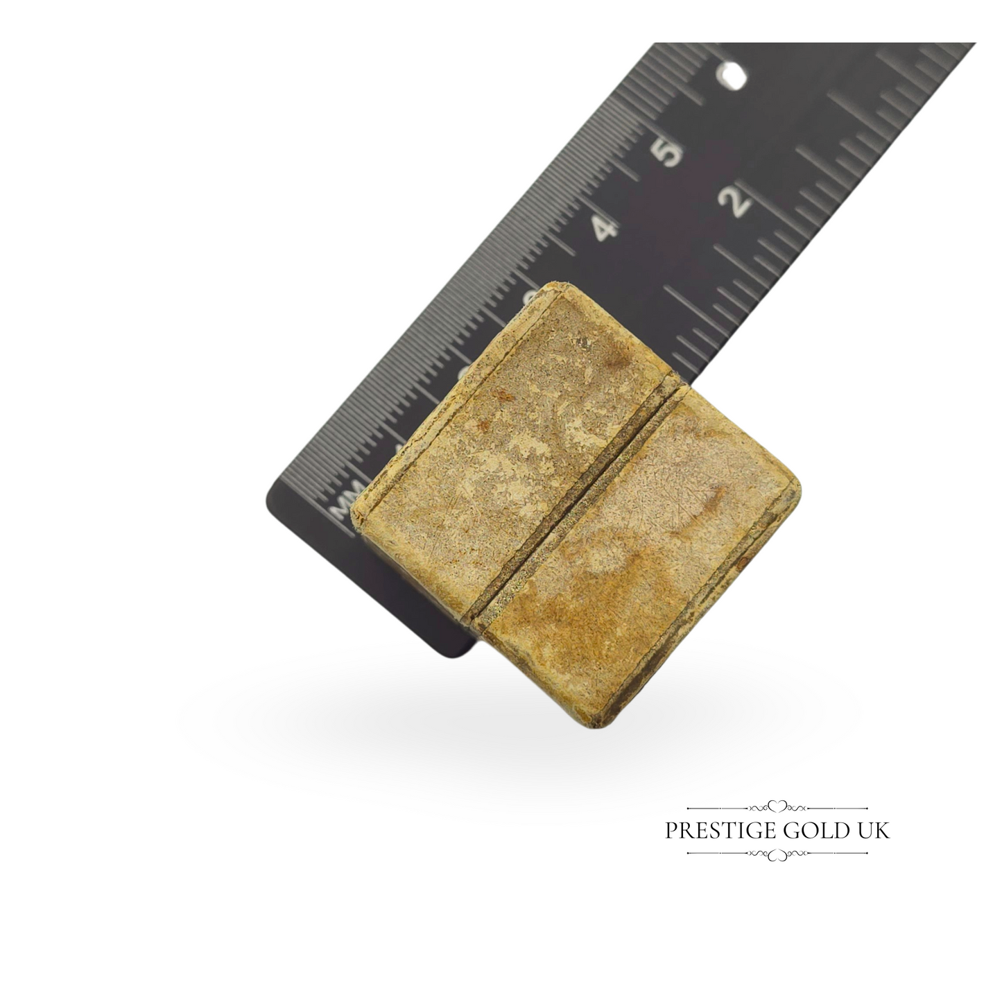 Antique Tiny Paper Ring Box, J.H. Pexton Jeweller, Beverley