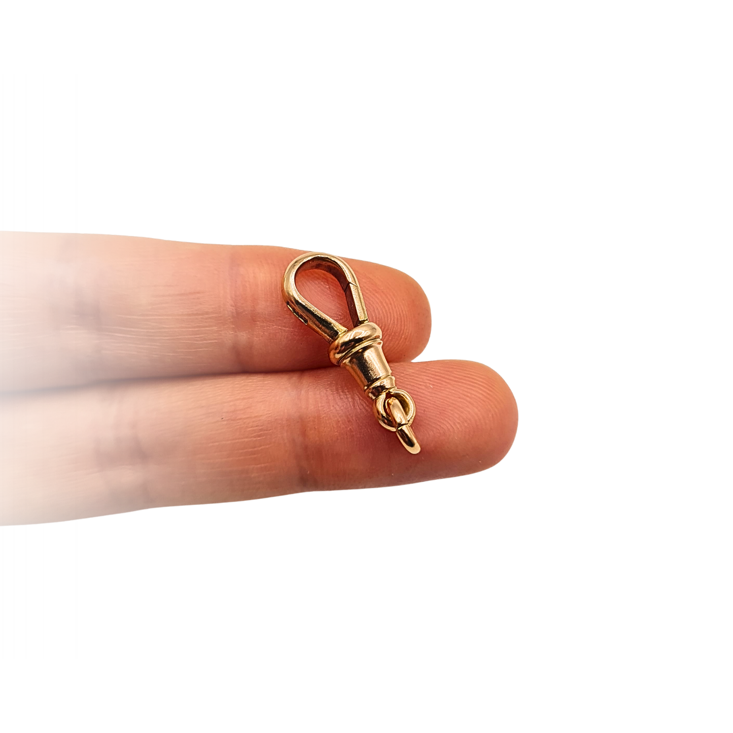 Quality 9ct Rose Gold Antique Albert Chain Dog Clip Stamped 375