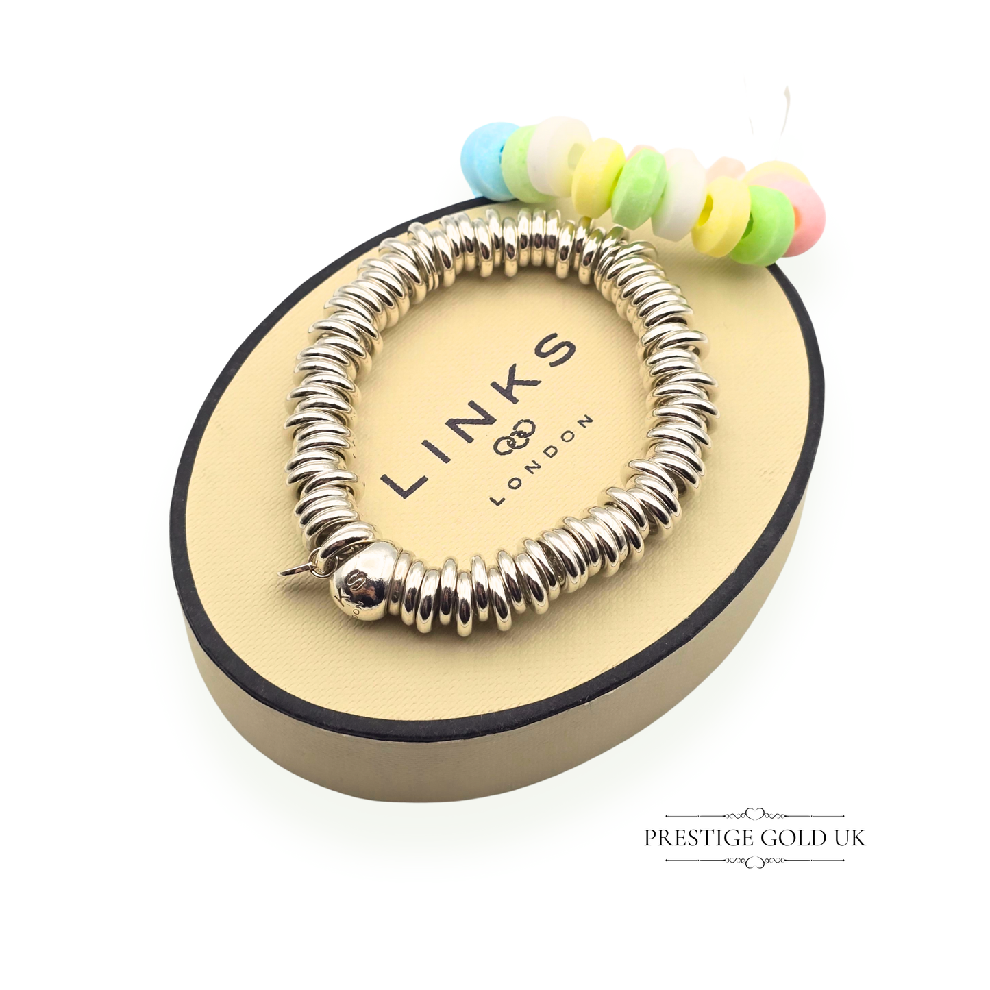 5 1/4" Refurbished Links of London Sweetie Bracelet (13.5cm)