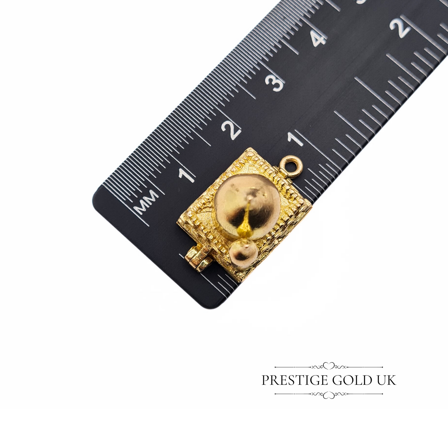 9ct Small Gold Keeper Ring - Solid Gold Pinky Ring UK K 1/2 - US 5 1/2