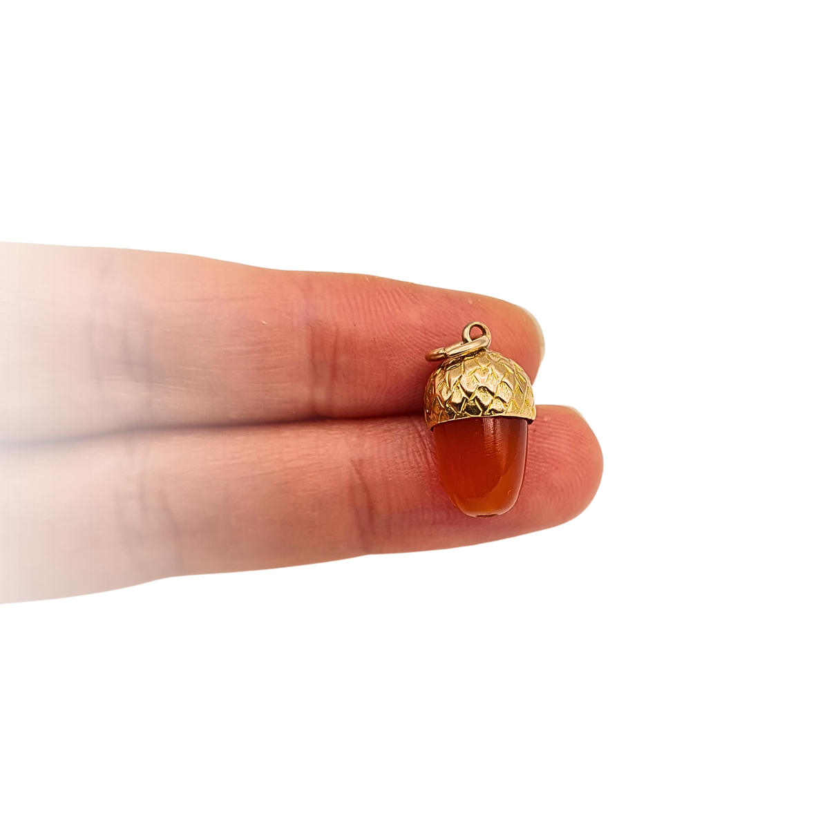 9ct Gold Acorn Charm Pendant, Collectable Gold Gift