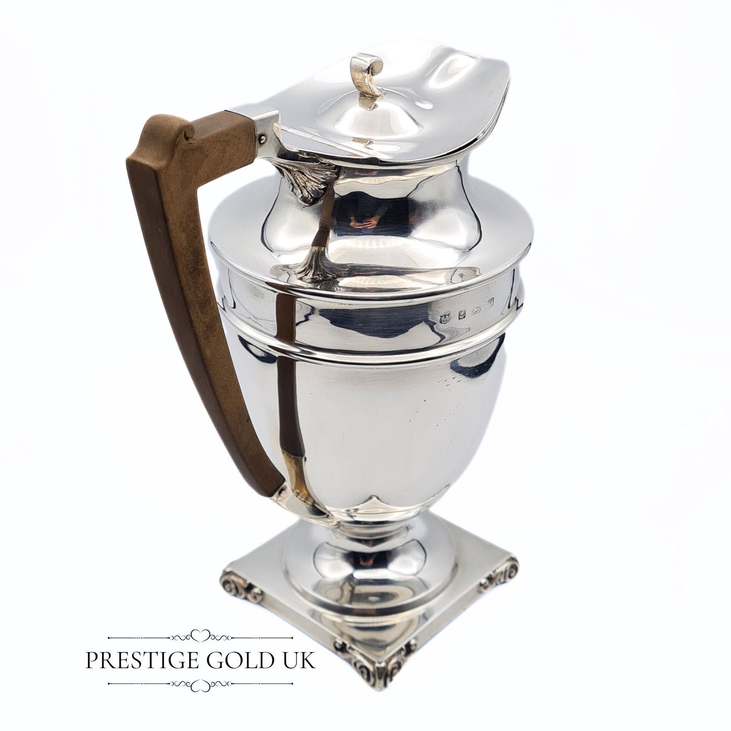 1920s Solid Silver Tea & Coffee Set, Milk Jug & Sugar Bowl - British Hallmarks