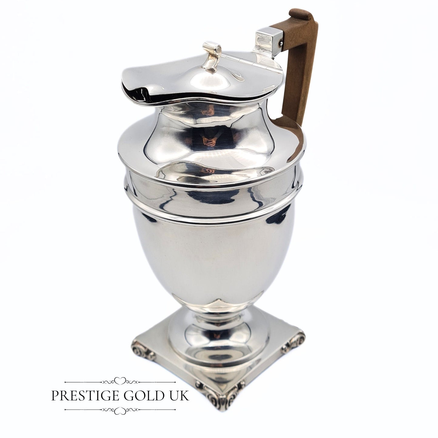 1920s Solid Silver Tea & Coffee Set, Milk Jug & Sugar Bowl - British Hallmarks