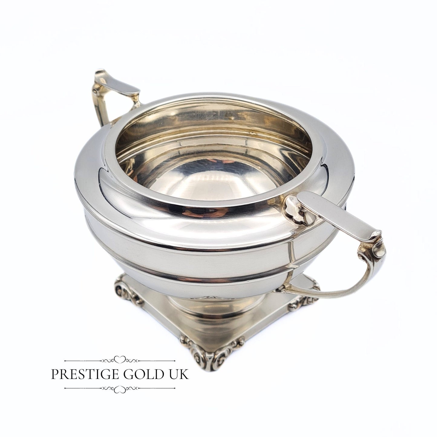 1920s Solid Silver Tea & Coffee Set, Milk Jug & Sugar Bowl - British Hallmarks