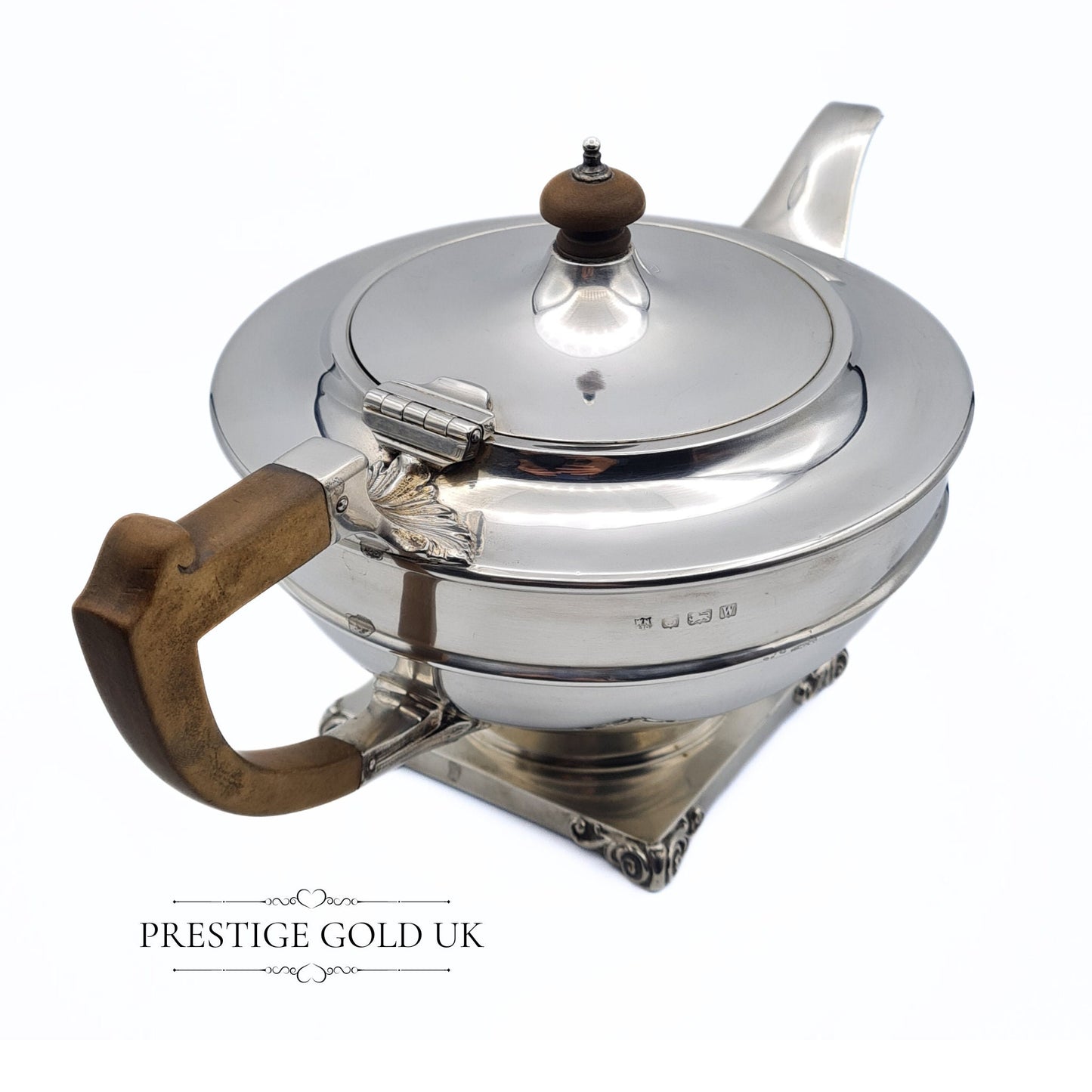 1920s Solid Silver Tea & Coffee Set, Milk Jug & Sugar Bowl - British Hallmarks