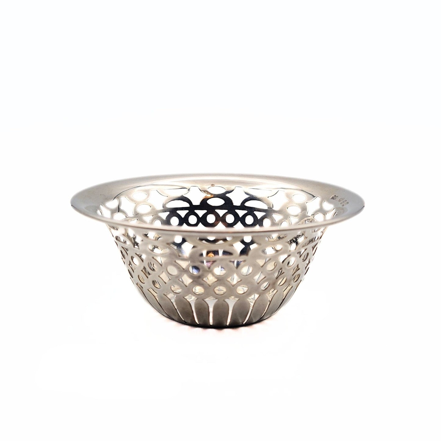 Antique 1800s British Silver Bon Bon Dish