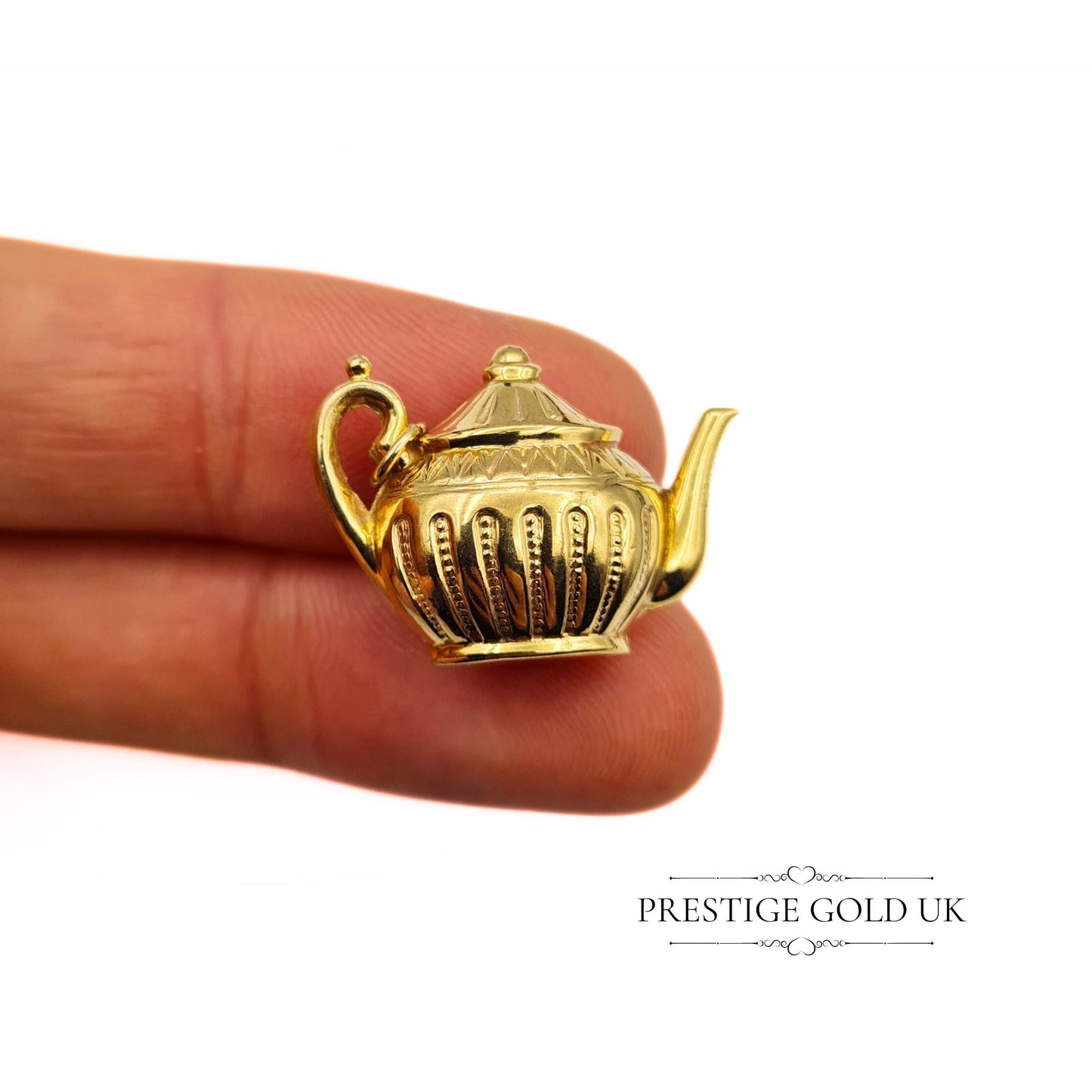 Vintage 1960s 9ct Gold Tea Pot Charm