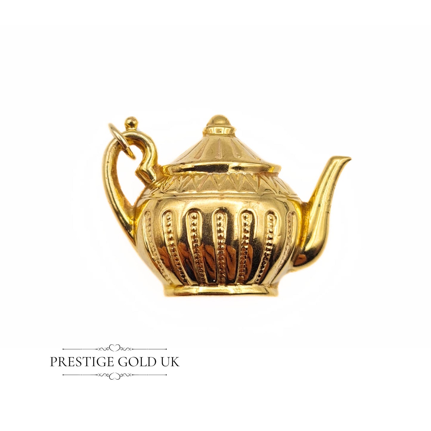 Vintage 1960s 9ct Gold Tea Pot Charm