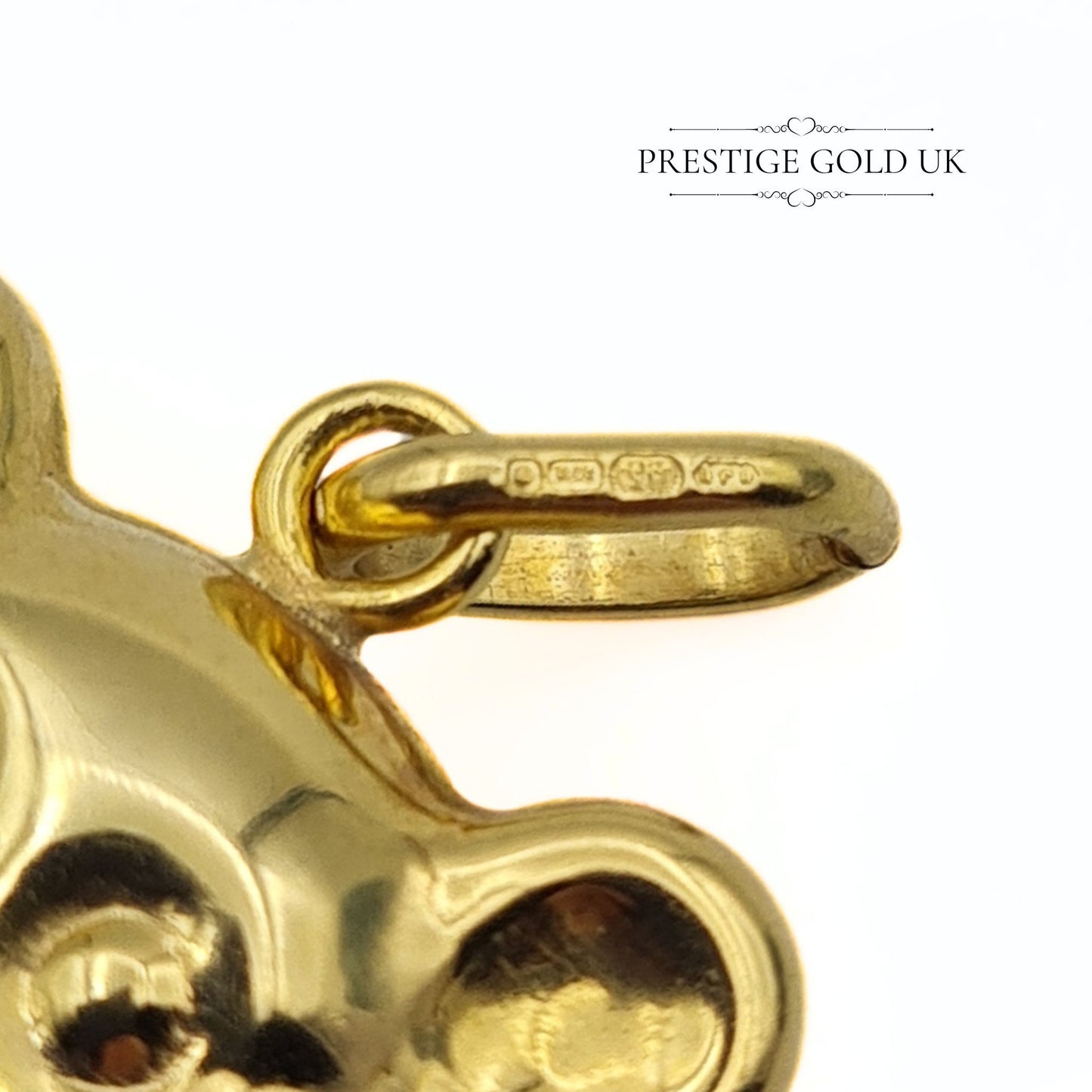 Vintage 9ct Gold Teddy Bear Charm / Pendant