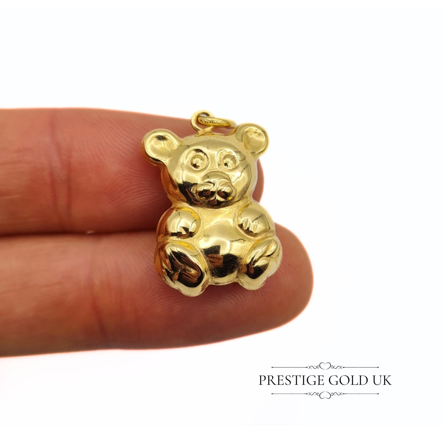 Vintage 9ct Gold Teddy Bear Charm / Pendant