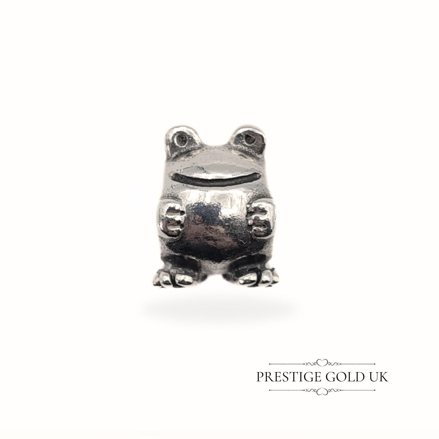 Authentic Retired Pandora Lucky Happy Frog Charm - 790247