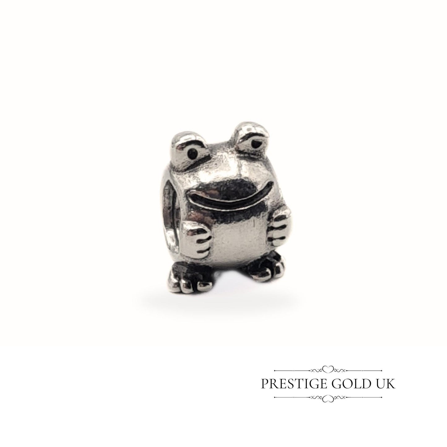 Authentic Retired Pandora Lucky Happy Frog Charm - 790247