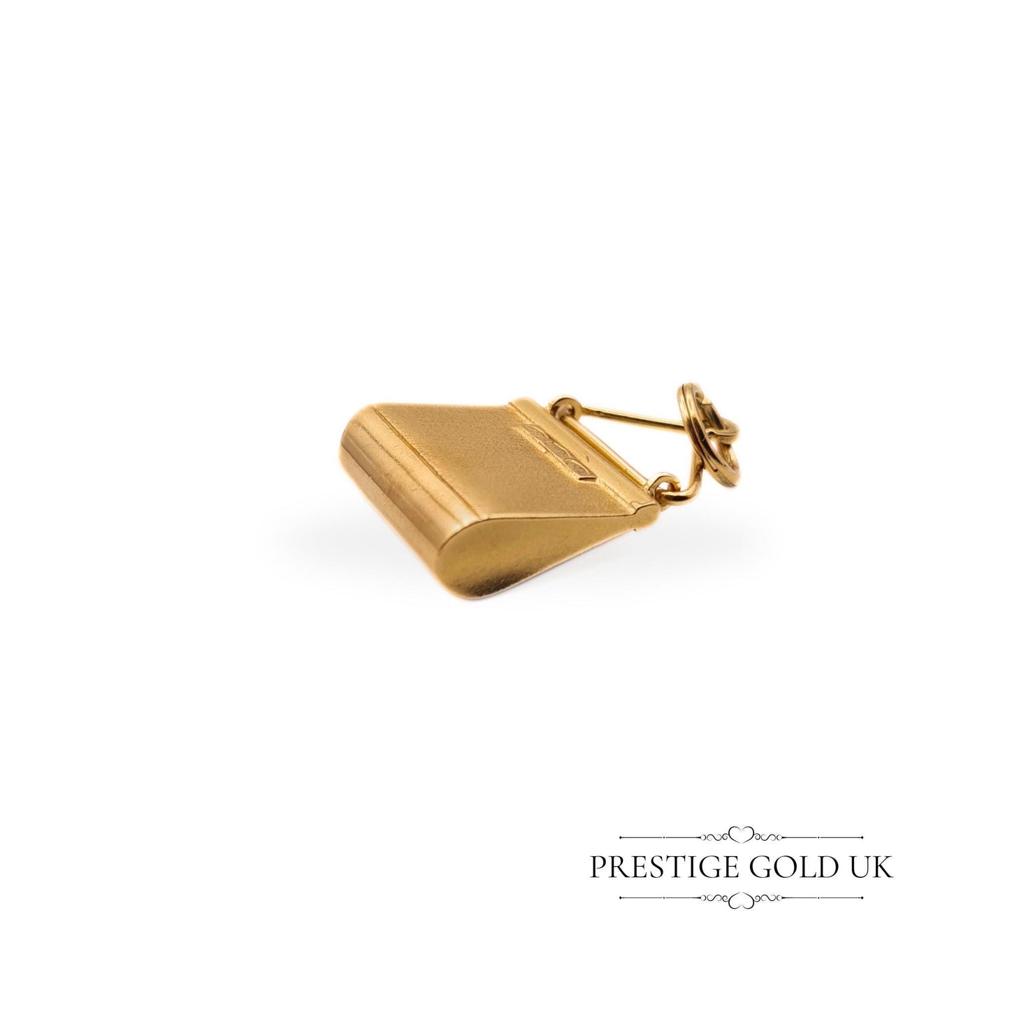 Vintage 18ct Solid Gold Designer Handbag Charm