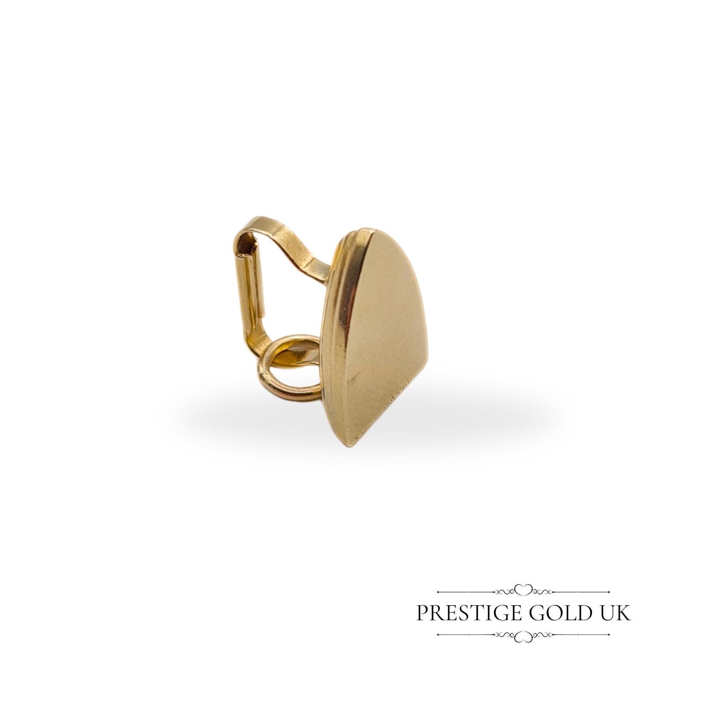 Vintage 9ct Gold Flat Iron Charm