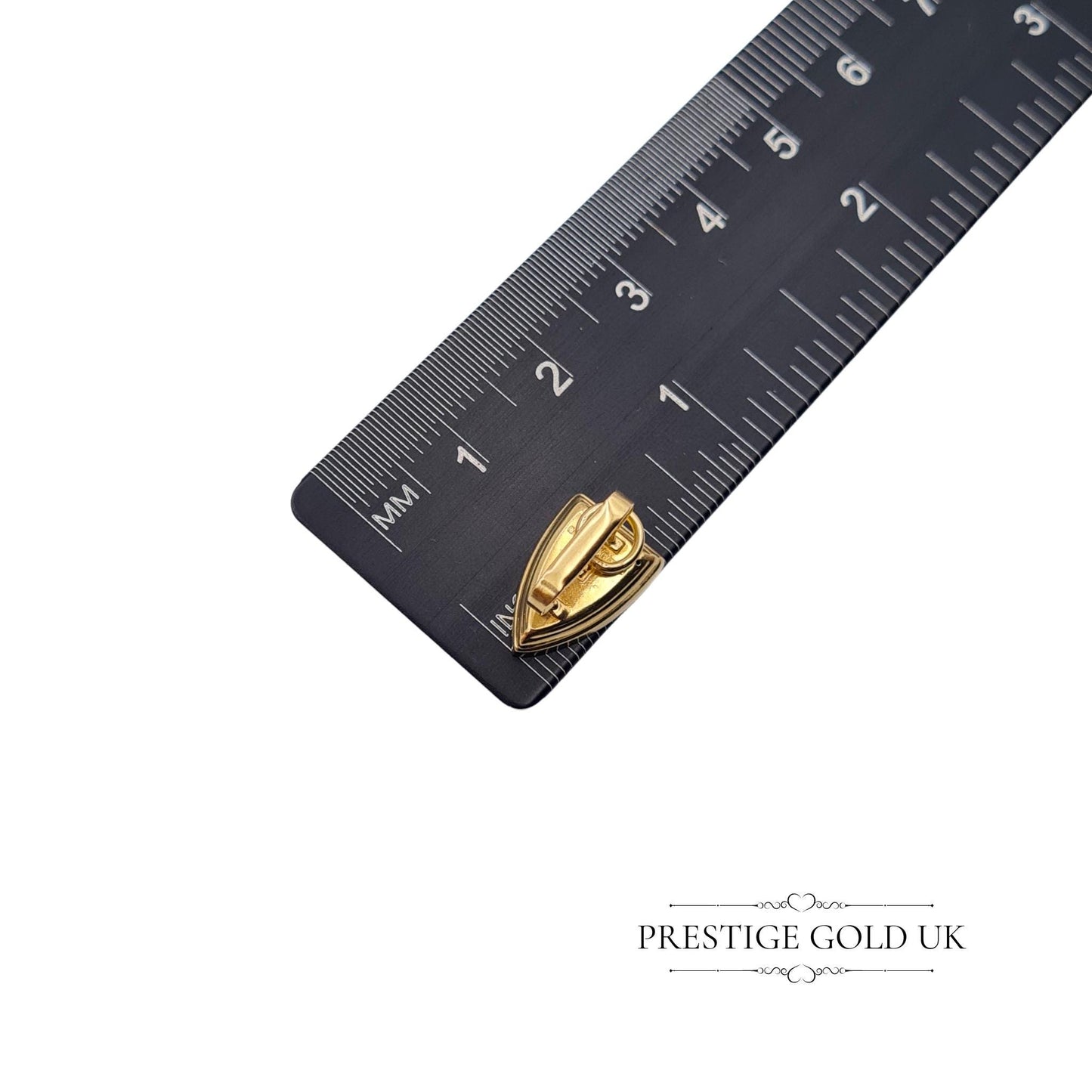 Vintage 9ct Gold Flat Iron Charm