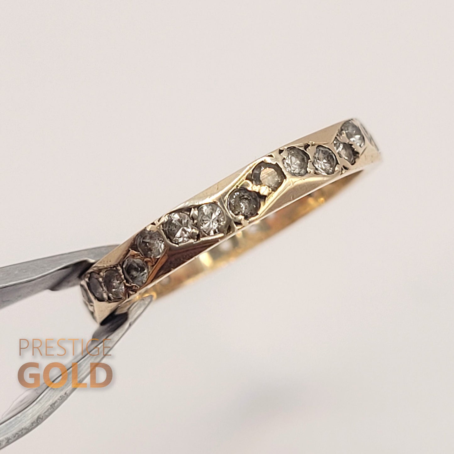 Vintage 1940s 9ct Gold Wedding Ring - Size UK J, US 4 3/4, Euro 49