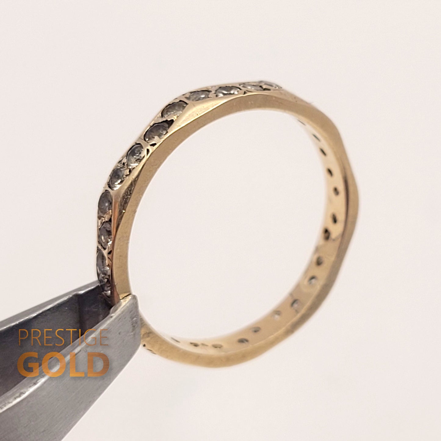 Vintage 1940s 9ct Gold Wedding Ring - Size UK J, US 4 3/4, Euro 49